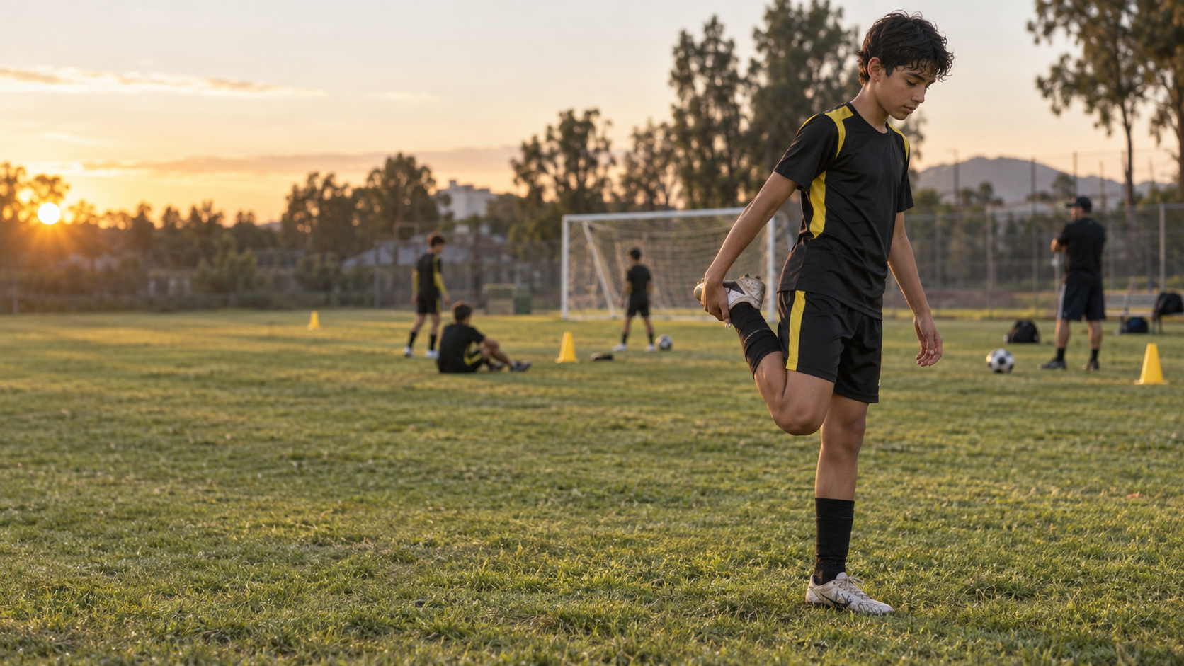estiramientos en niños deportistas para flexibilidad y bienestar