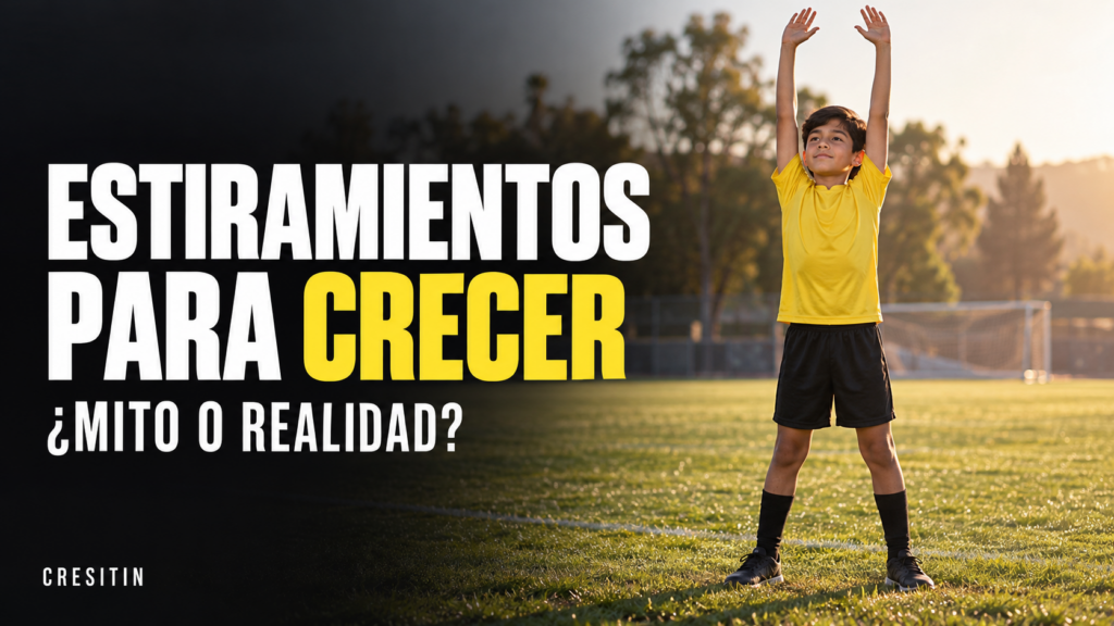 estiramientos para crecer en niños deportistas